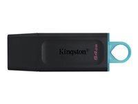 KINGSTON Clé USB DataTraveler® Exodia 64GB - Avec capuchon de protection et anneaux pour p