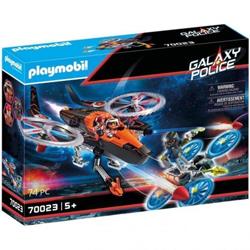 Playmobil 70023 - Galaxy Police Hélicoptère et pirates de l'espace