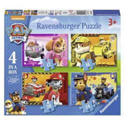 RAVENSBURGER Puzzles de 12 à 24 pièces : 4 puzzles Pat'Patrouile PAW Patrol
