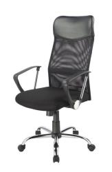 Fauteuil de bureau chaise siège de bureau respirant ergonomique noir