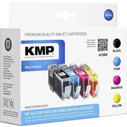 KMP Encre remplace HP 364 compatible pack bundle noir, cyan, magenta, jaune H108V 1712,800