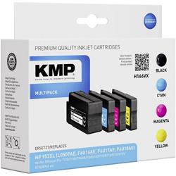 KMP Encre remplace HP 953XL compatible pack bundle noir, cyan, magenta, jaune H166VX 1747,