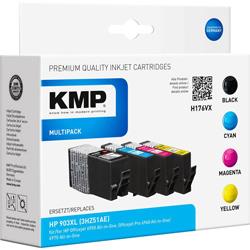 KMP Encre remplace HP 903XL compatible pack bundle noir, cyan, magenta, jaune H176VX 1756,