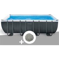 Kit piscine tubulaire Intex Ultra XTR Frame rectangulaire 5,49 x 2,74 x 1,32 m + 10 kg de 