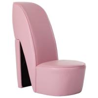Plus Moderne© Chaise en forme de chaussure à talon haut - Fauteuil Relax - pour le Salon Salle à Man