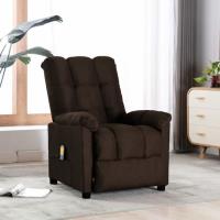 50106Mode- Fauteuil électrique de massage,Fauteuil inclinable TV sofa Fauteuil relax  Marron foncé T