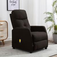 9906FRDECO- Fauteuil électrique de massage,Fauteuil inclinable TV sofa Fauteuil relax  Marron foncé 