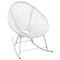EXP- Nouveau- Fauteuil à bascule Rocking Chair - Scandinave Chaise Loisir et Repos 72,5 x 77 x 90 cm