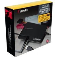Kingston Boîtier HDD, 2.5", SATA, Connectivité USB, Noir