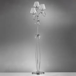 ONLI lampadaire Jacqueline, à 3 lampes, blanc