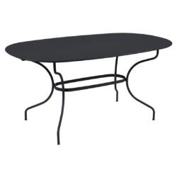 Table ovale 160 x 90 cm Opéra+ FERMOB - CARBONE