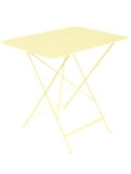 Table pliante rectangulaire BISTRO 77 x 57 cm - FERMOB - CITRON GIVRE