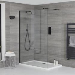 Douche italienne d'angle avec receveur de douche - Nox Choix de tailles