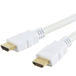TECHly HDMI Câble de raccordement [1x HDMI mâle 1x HDMI mâle] 10 m blanc