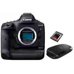 Appareil photo reflex Canon EOS-1DX Mark III Noir + Carte CFexpress 64Go + Lecteur de cart