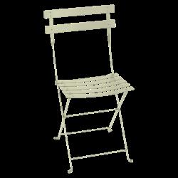 Chaise de jardin pliante métal bistro - tilleul - FERMOB