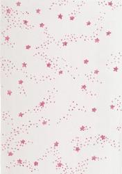 Tapis 160 x 230cm rose Constellation d'étoiles - Art for Kids